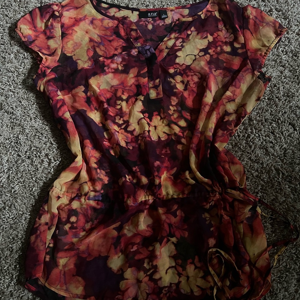 Flowy Colorful ana Cover Blouse